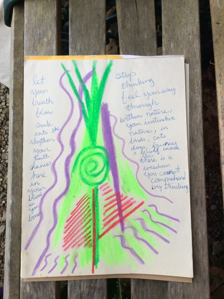 7-14-15 Stop thinking, feel your way…